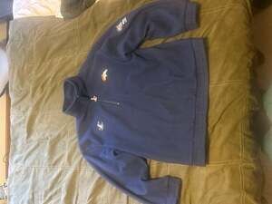 Vintage Logo Athletic NFL Denver Broncos Pro Line Quarter-Zip Fleece Pullover